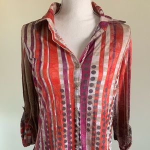 David Cline multicolored top